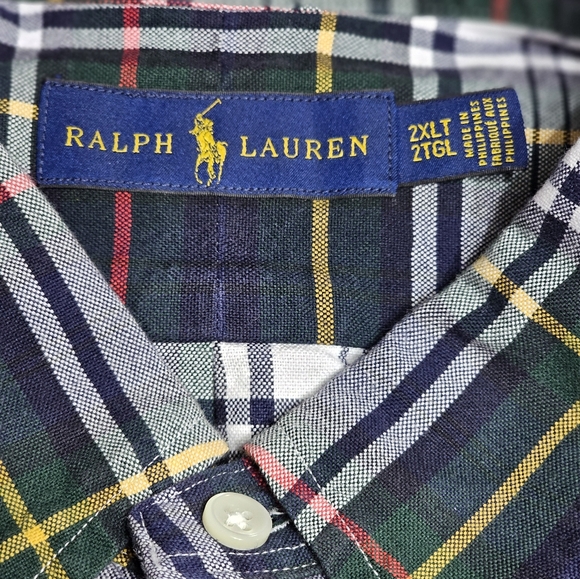 Ralph Lauren Long Sleeve Button Down Mens 2XLT - Picture 4 of 9